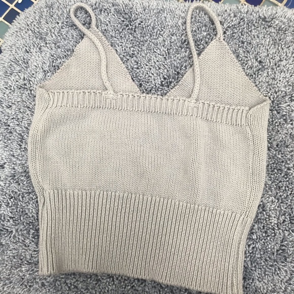 Brandy light blue knit top - Picture 3 of 3